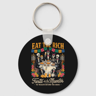 Mens Fiesta De Los Muertos - Day Of The Government Key Ring