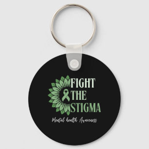 Mens Fight The Stigma Mental Health Awareness Key Ring