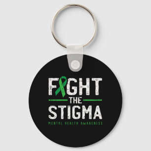 Mens Fight The Stigma Mental Health Awareness Key Ring