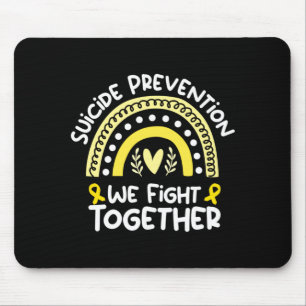 Mens Fight Together Awareness Shirt For Suicide Mouse Pad