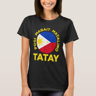 Mens Filipino Proud Filipino Residents Pinoy Pinay T-Shirt