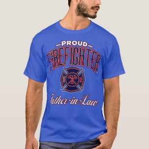 Mens Firefighter FatherinLaw for Men T-Shirt