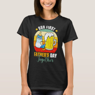 Mens First Father's Day Beer Baby Bottle Daddy 20 T-Shirt
