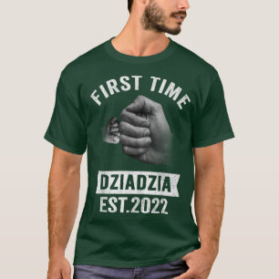 Mens First Time Dziadzia Est 2022 s, Pregnancy Ann T-Shirt