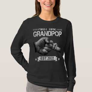 Mens First Time Grandpop 2022 For Promoted To Gran T-Shirt