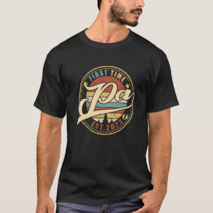 Mens First Time Pa 2023 For Promoted To Dad T-Shirt