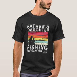 Mens Fisherman Dad And Daughter Fishing Partners F T-Shirt