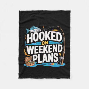 Mens fisherman fishing joke fish catcher fisher fleece blanket