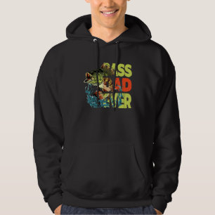 Mens Fishing Bass Dad Ever Father's Day Gift For D Hoodie