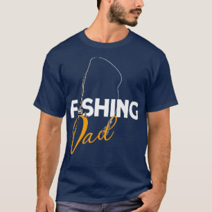 Mens Fishing DadFishing Fisherman Angler 653 T-Shirt