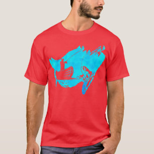 Mens Fishing Fathers Day Boat Rod Fish T-Shirt