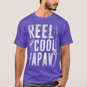 Mens Fishing Fathers Day Papa Daddy Funny Reel Coo T-Shirt