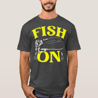 Mens Fishing Fisherman Saltwater Fisher Fish T-Shirt