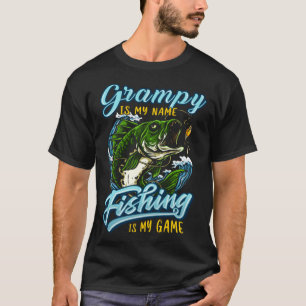 Mens Fishing Grampy Fathers Day for Dad fisherman T-Shirt