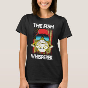 Mens Fishing , The Fish Whisperer, Funny Fishing T-Shirt