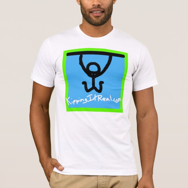 Men's Fitted T-Shirt Square Logo (Front)