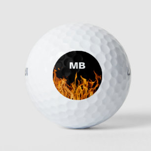 Men's Flames Monogram Golf Balls