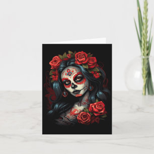 Mens Floral Mexican Beauty Day Of The Government Card