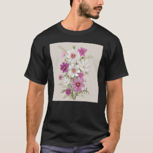 Mens flowers blossom floral flower bouquet flowers T-Shirt
