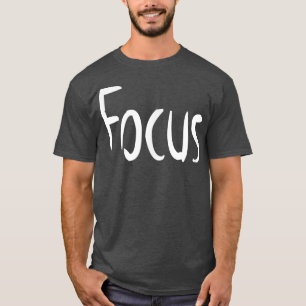 Mens FOCUS Gym Fitness Workout Bodybuilding Motiva T-Shirt