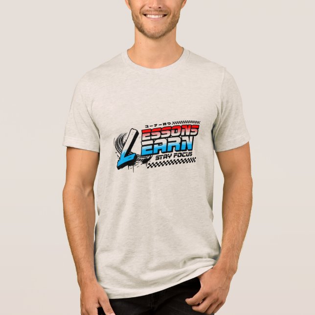 MEN'S FOCUS LESSONS LEARN TRI-BLEND T-SHIRT  SHIRT (Front)