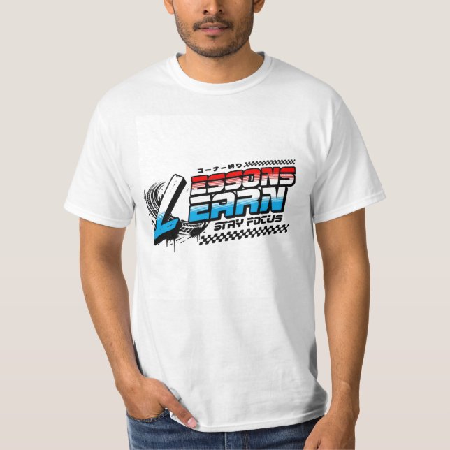 MEN'S FOCUS LESSONS LEARN VALUE T-SHIRT  (Front)