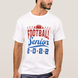 Mens Football Senior 2022 Cool Grad Graduation Gra T-Shirt