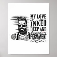 Mens For Anti Valentine’s Day Inked Man Tattooed S
