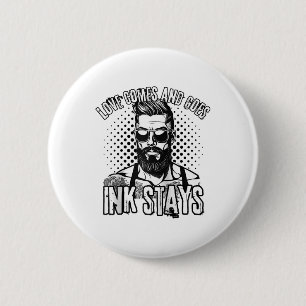 Mens For Anti Valentine’s Day Tattooed Single Men 6 Cm Round Badge