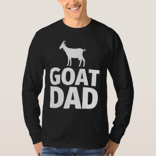 Mens For Goat Men Goat Dad T-Shirt