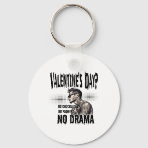Mens For Tattooed Single Man Inked Man Anti Valent Key Ring
