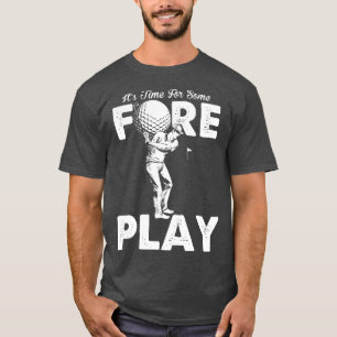 Mens Foreplay Innuendo Funny Golf Adult Humour  T-Shirt