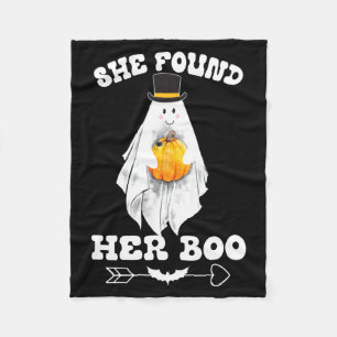 Mens Found Boo Found Boo Funny Couples Halloween Fleece Blanket