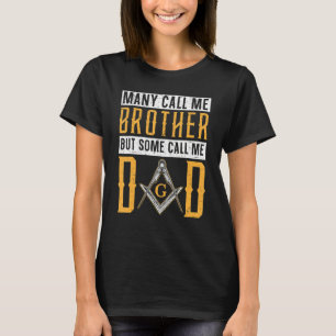Mens Freemason Dad Masonic Fraternal Freemasonry S T-Shirt