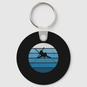 Men's Freestyle Skiing Winter Sport Ski  Key Ring