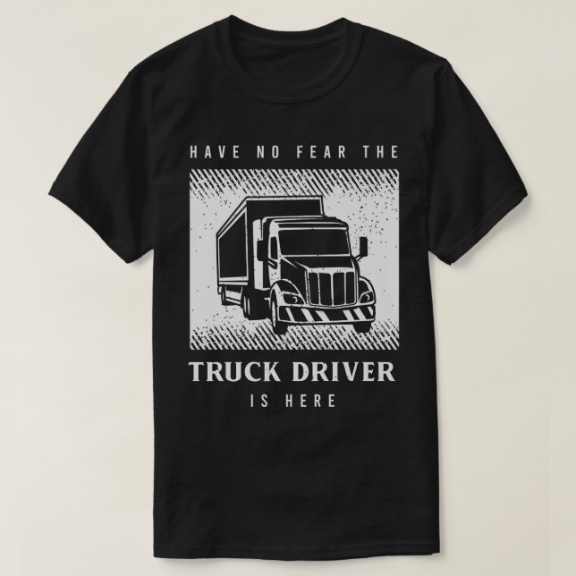 Mens Freight Truck Driver Saying For A Trucker  T-Shirt (Design Front)