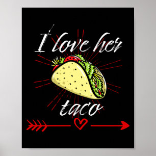 Mens Friend Couple Cinco De Mayo Man Love Jalapeno Poster