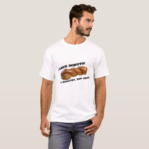 Men's Fun Doughnut T-shirt Glazed Twist