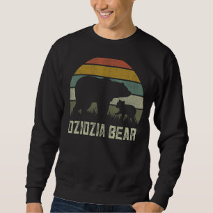 Mens Fun Fathers Day Polish Grandpa Cub Kids Dzia Sweatshirt