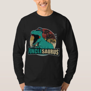 Mens Funclesaurus Vintage Funny Funcle Uncle T-Shirt