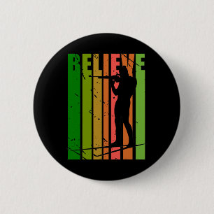 Mens Funky Mens Shooting Gun Biathlon Target Sprin 6 Cm Round Badge