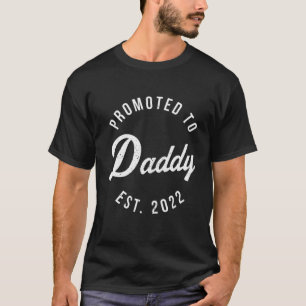 Mens Funny 1St Time Dad EST 2022 New First Fathers T-Shirt