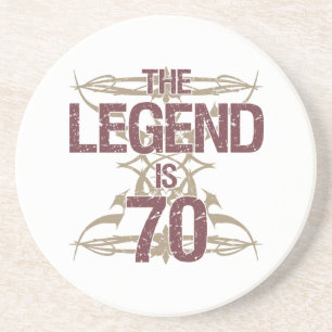 Men's Funny 70th Birthday Coaster