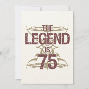 Men's Funny 75th Birthday Card
