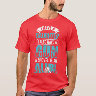Mens Funny Alibi Party Night Joke Quotes Sarcastic T-Shirt
