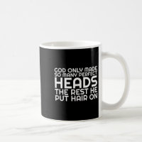 Mens Funny Balding Bald Slap Head Dad Husband Guy