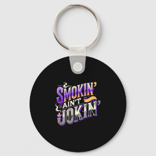 Mens funny bbq smoker meat smoking tools grilling key ring