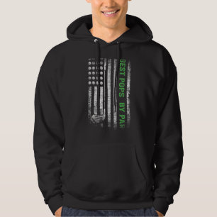 Mens Funny Best Pops By Par Father's Day Golf Hoodie
