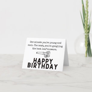 Men's Funny Birthday Card