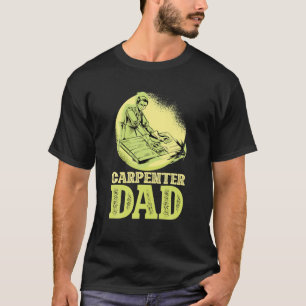 Mens Funny Carpenter Dad Father Craftsman Tool Woo T-Shirt